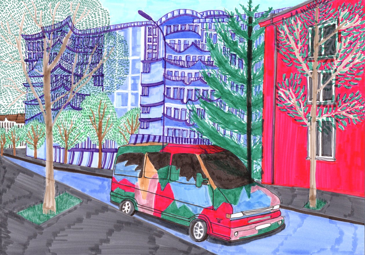 Koloniestraße, Matrimonio da Charlotte Orr