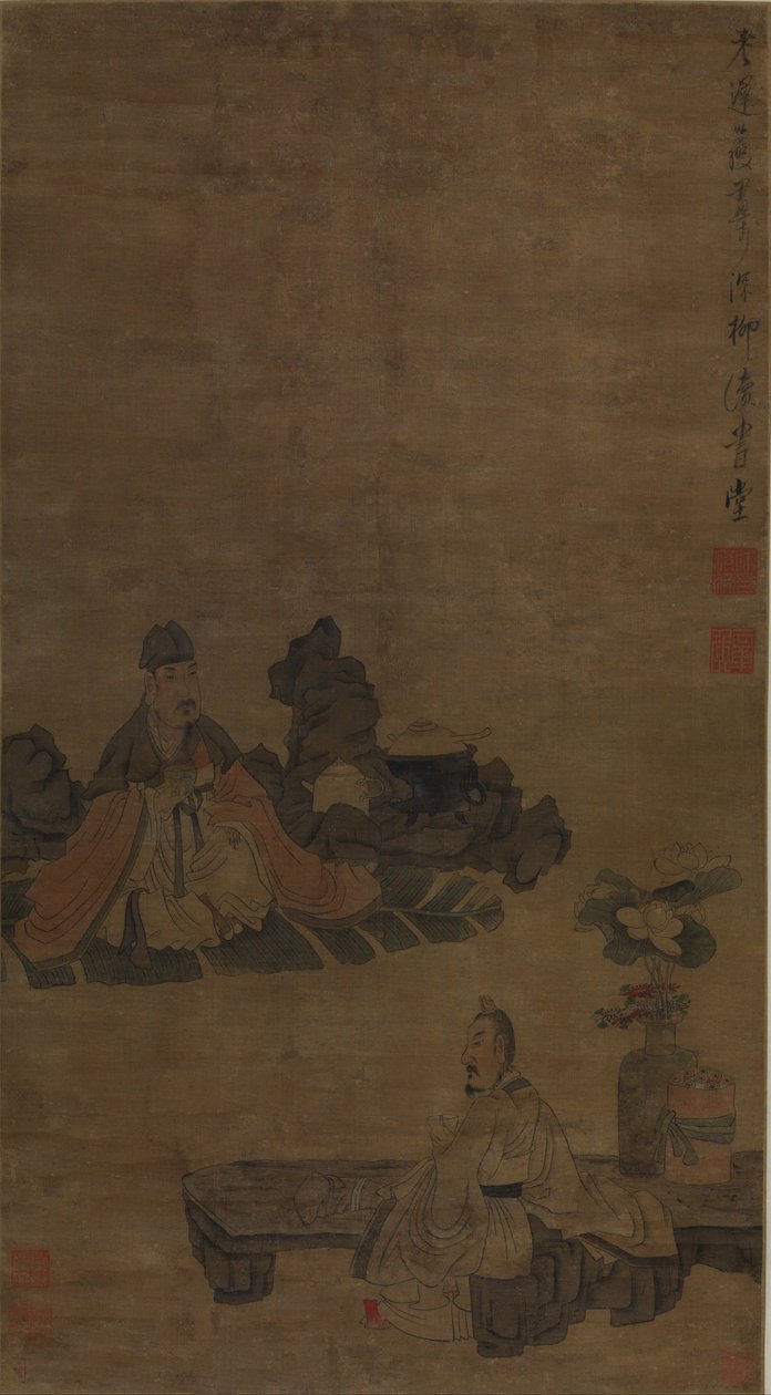 Degustazione del tè da Chen Hongshou