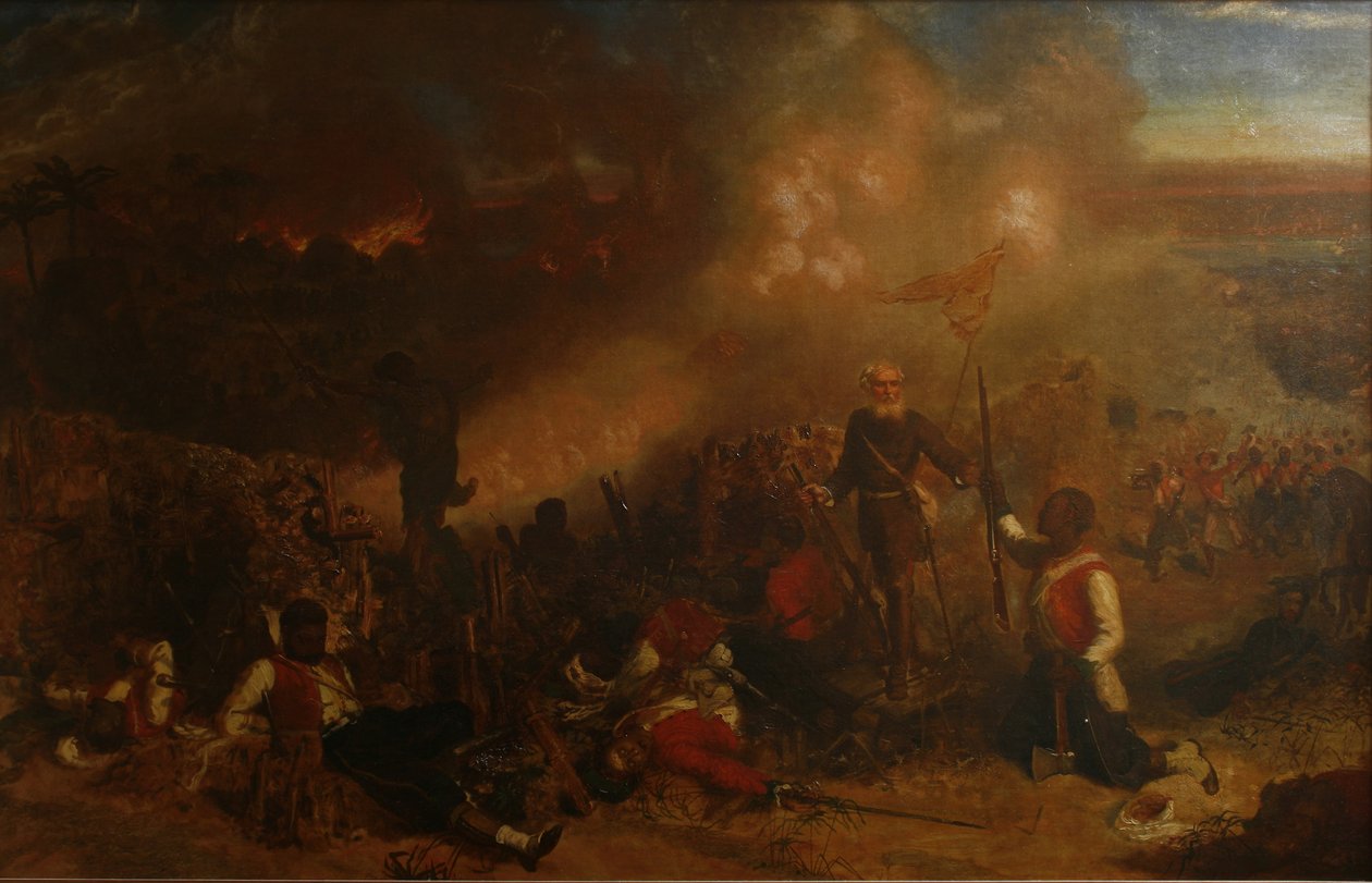 Battaglia di Tubabecelong, 1866 da Chevalier Louis William Desanges