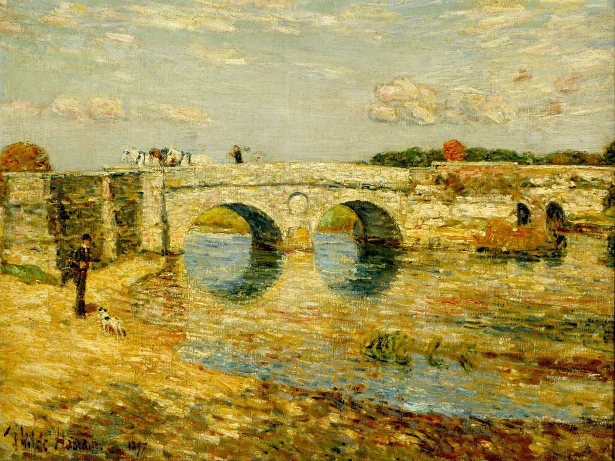 Ponte sullo Stour da Childe Hassam