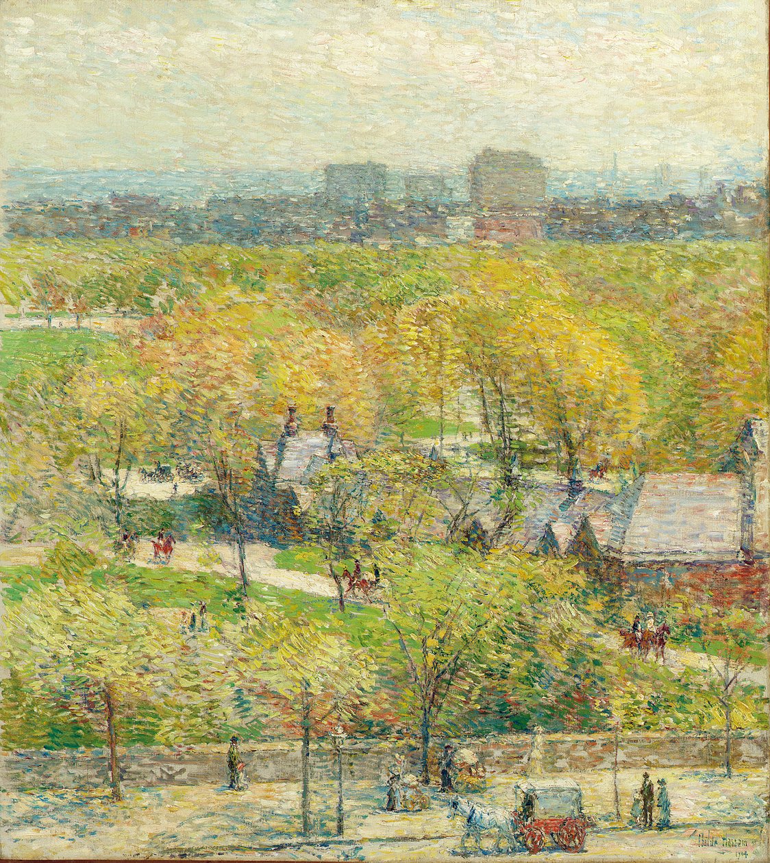 Attraverso il parco da Childe Frederick Hassam
