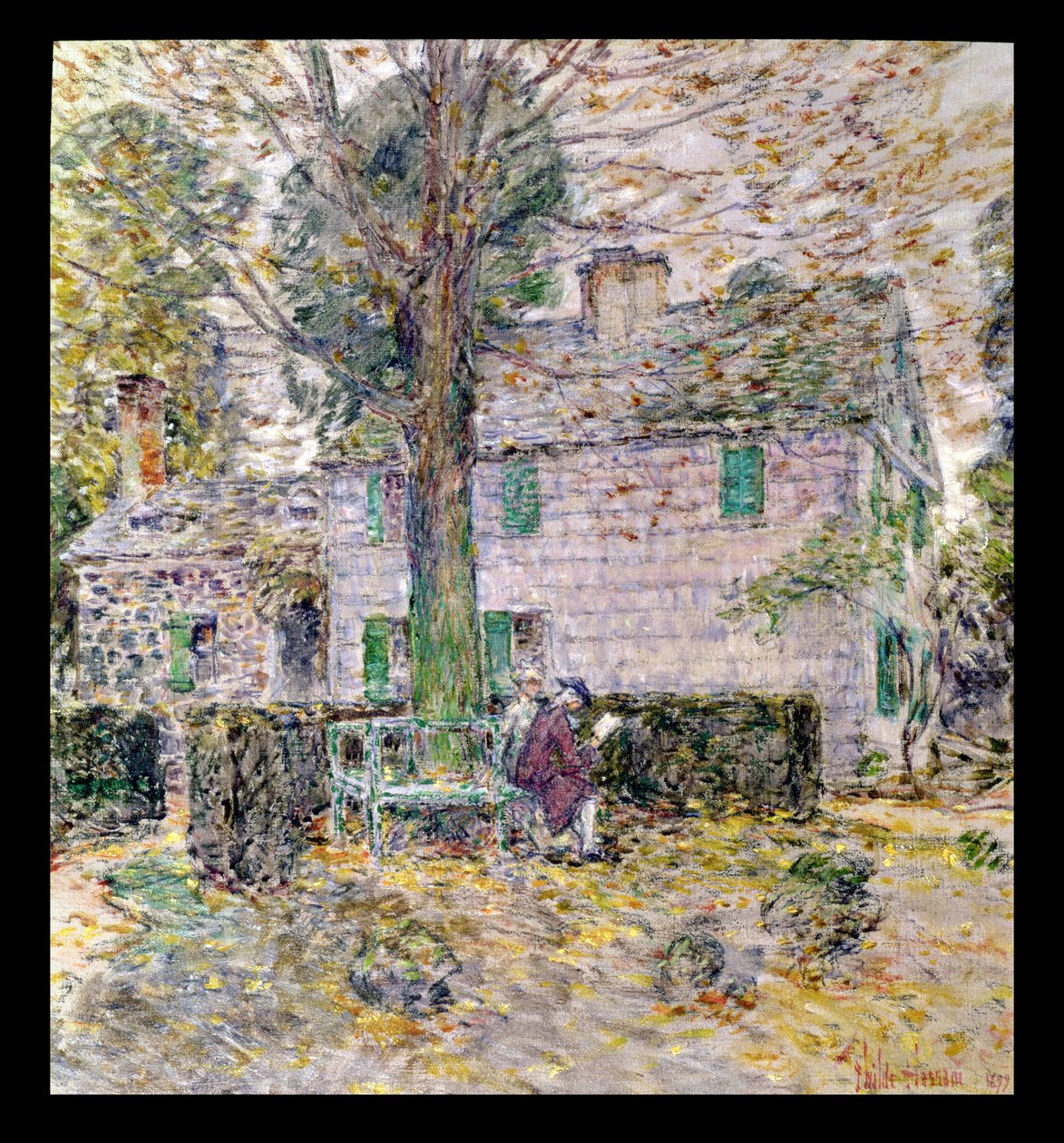 Estate Indiana nei Giorni Coloniali da Childe Frederick Hassam