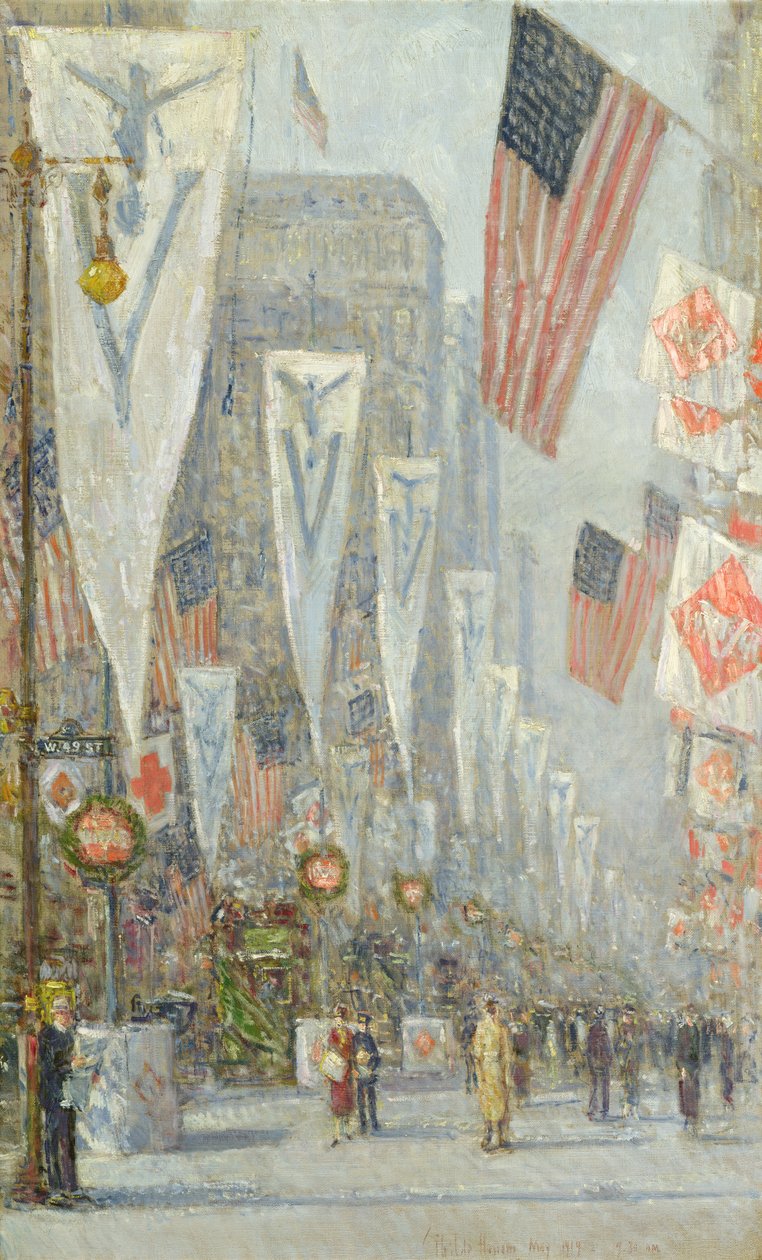 Maggio 1919, 9:30 AM da Childe Frederick Hassam