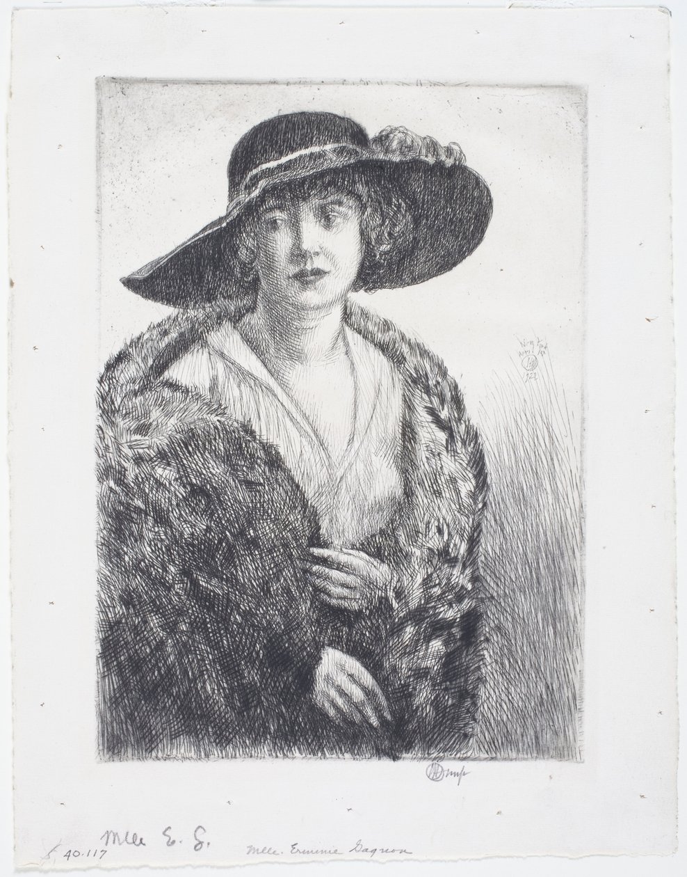 Mlle Erminie Gagnon da Childe Frederick Hassam