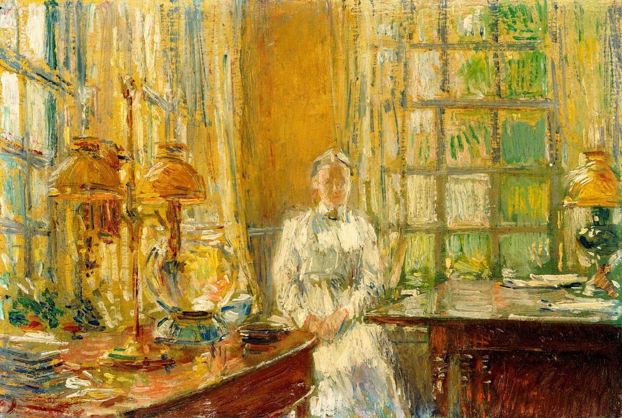 Signora Holley di Cos Cob da Childe Frederick Hassam