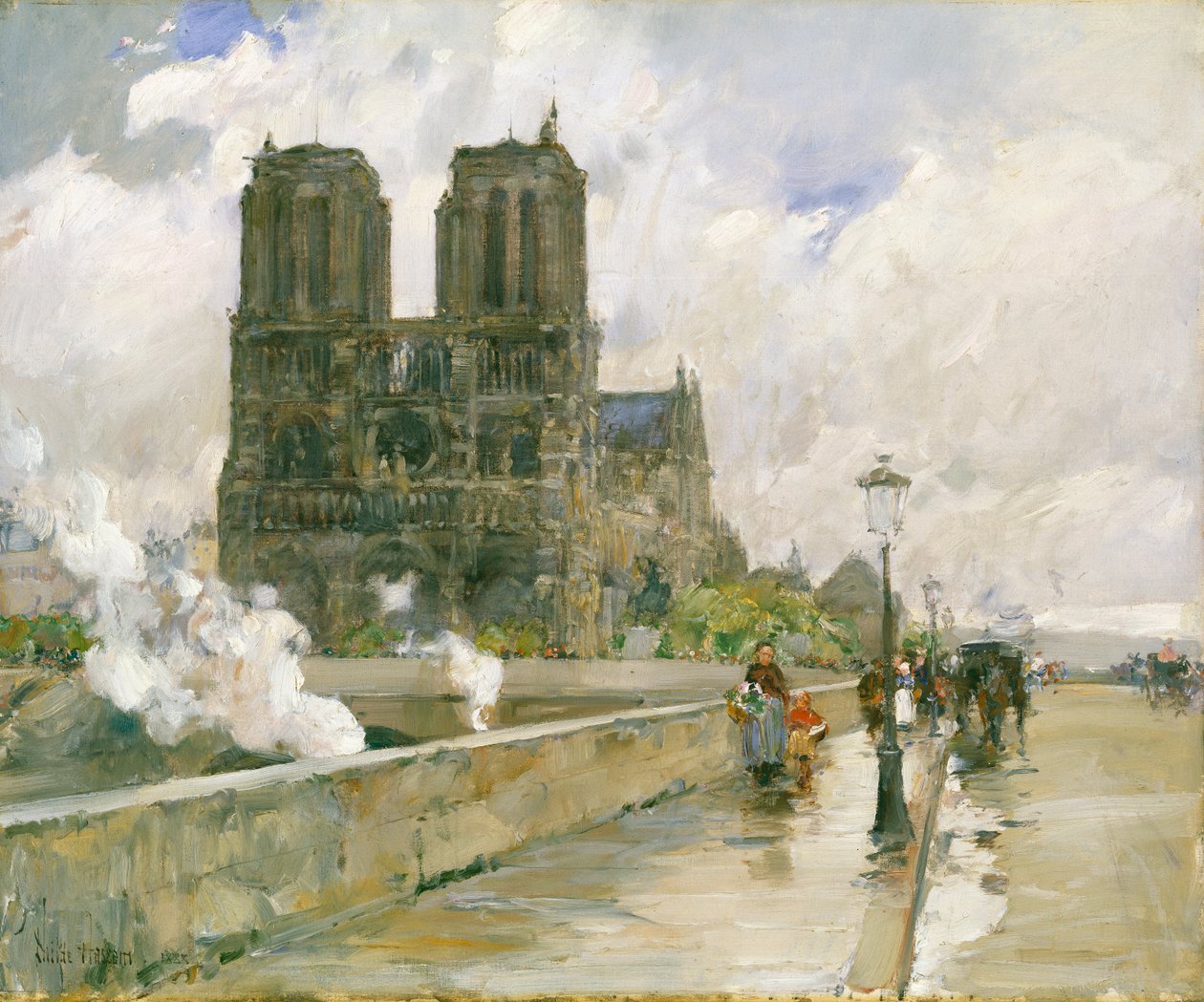 Cattedrale di Notre Dame, Parigi da Childe Frederick Hassam