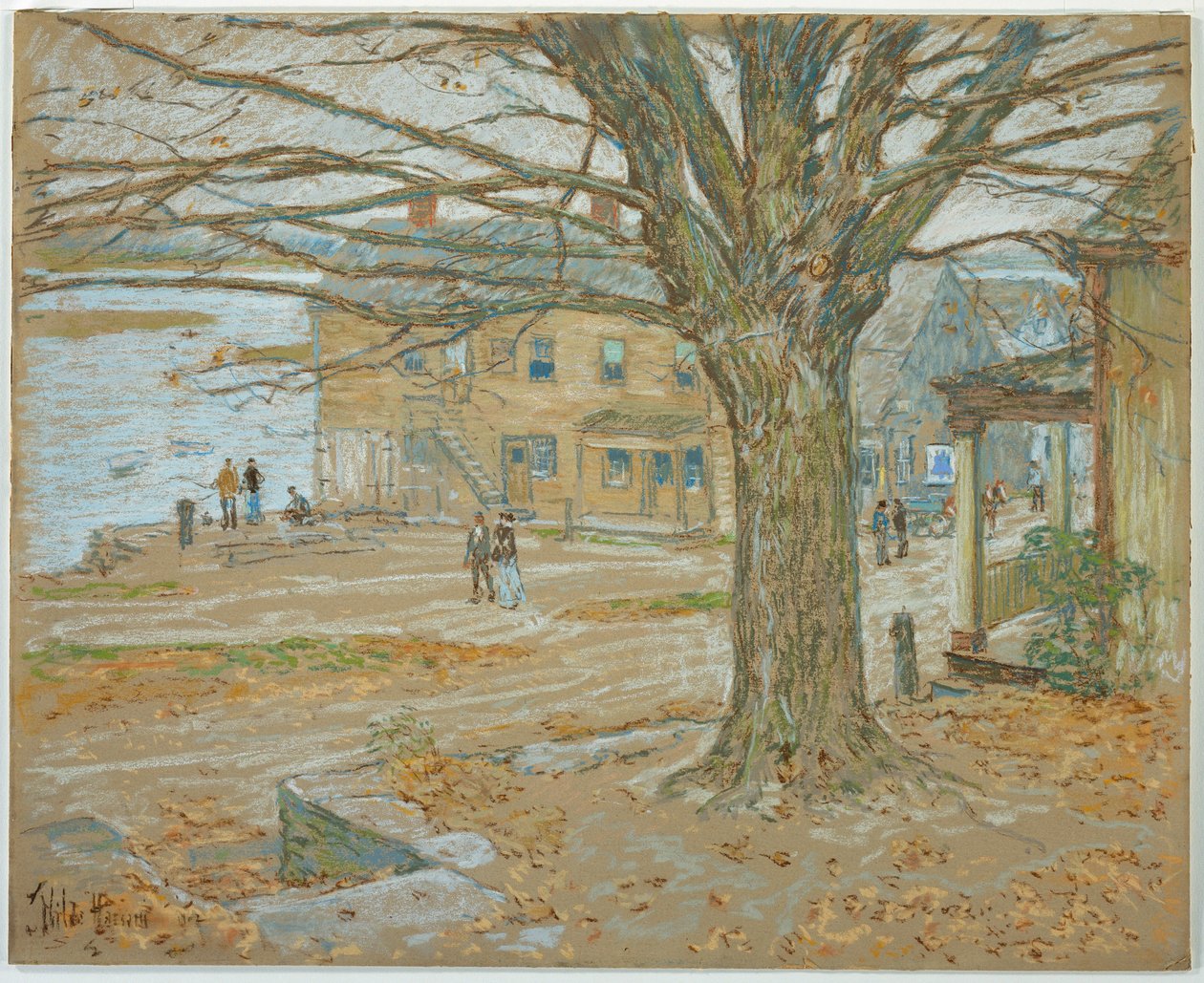 Novembre, Cos Cob da Childe Frederick Hassam