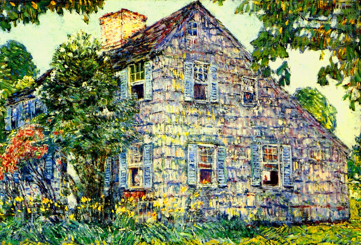 Vecchia casa, East Hampton da Childe Frederick Hassam