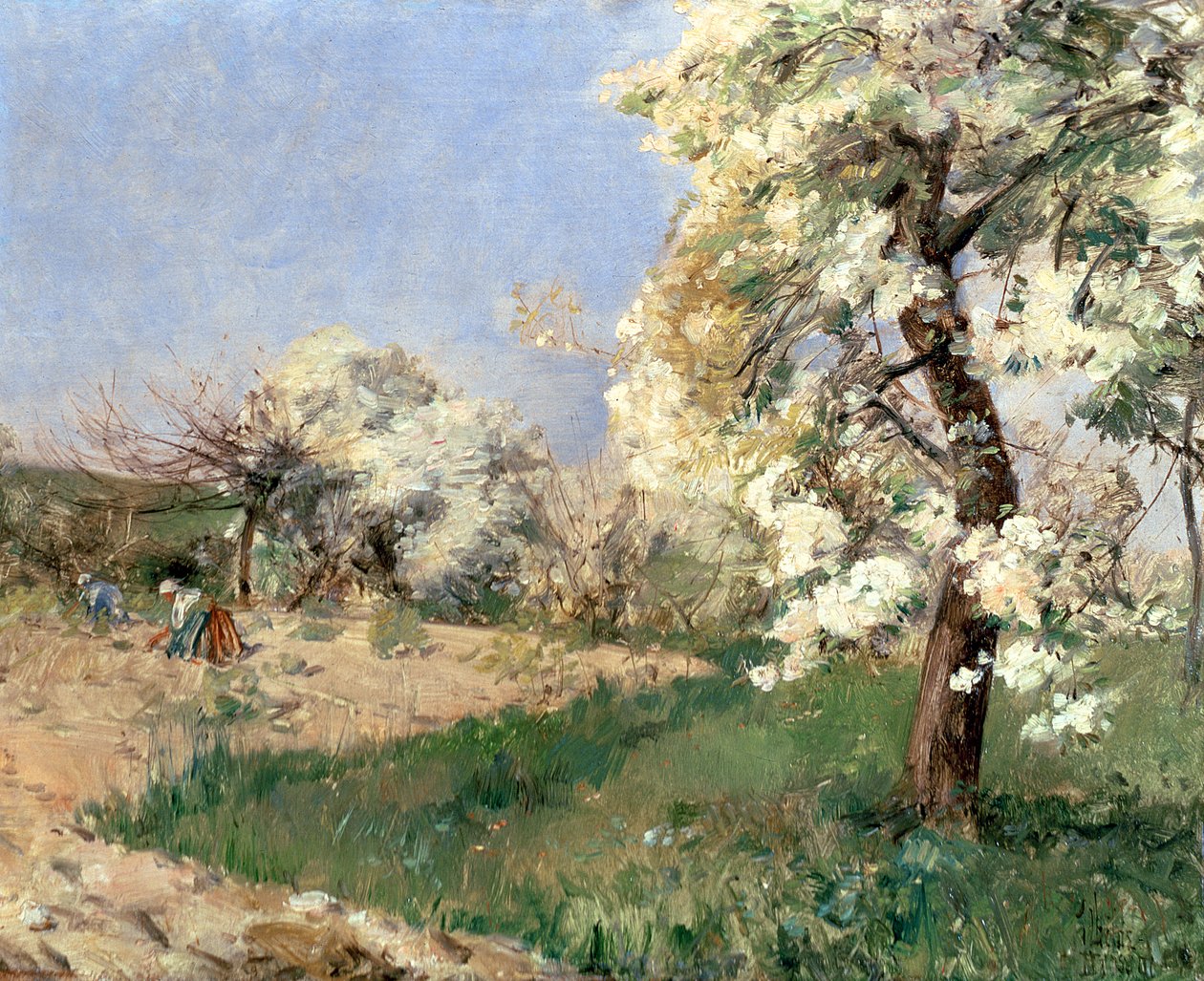 Fiori di pero, Villiers-de-Bel da Childe Frederick Hassam
