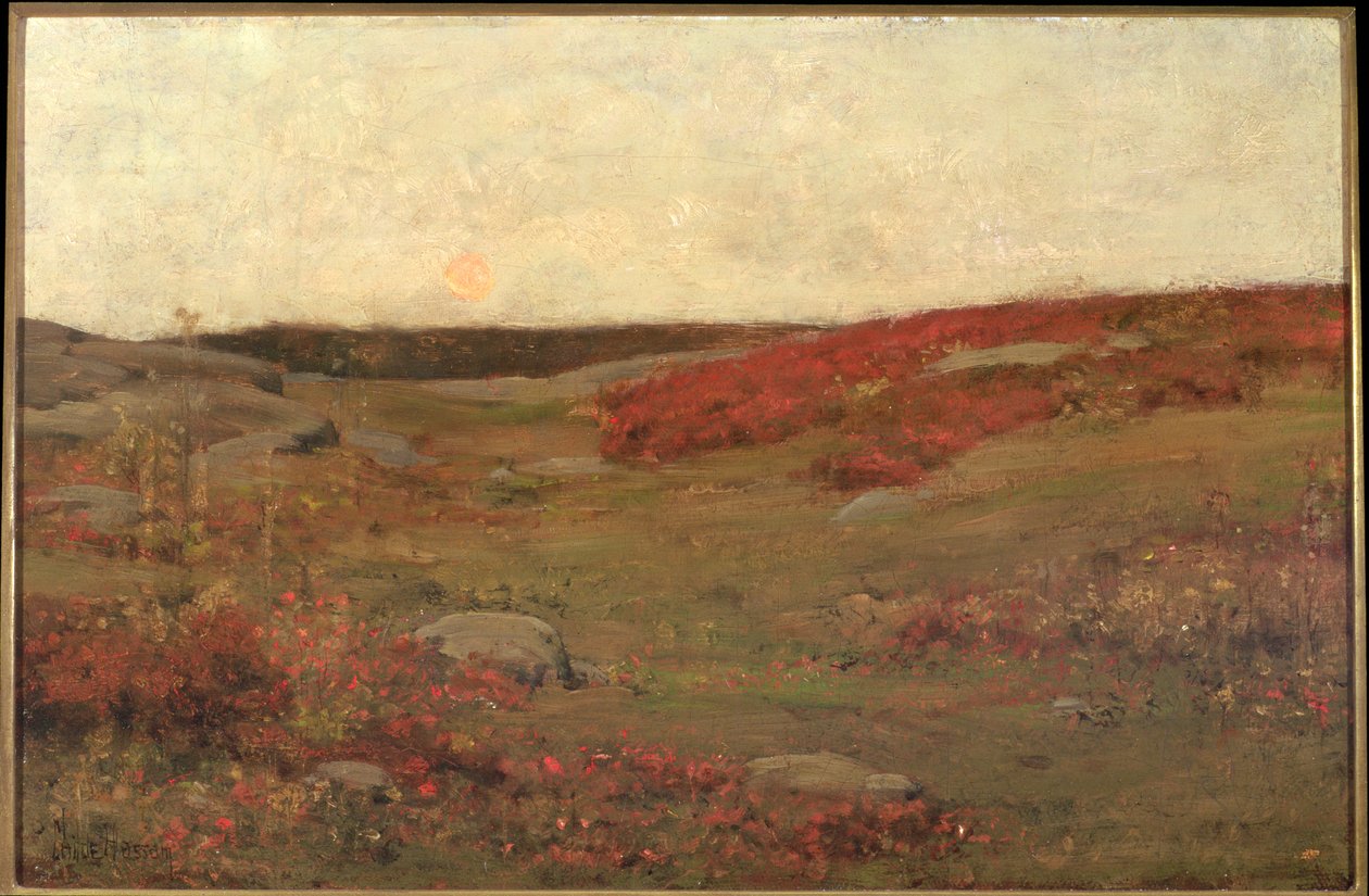 Alba, autunno, c.1885 da Childe Frederick Hassam