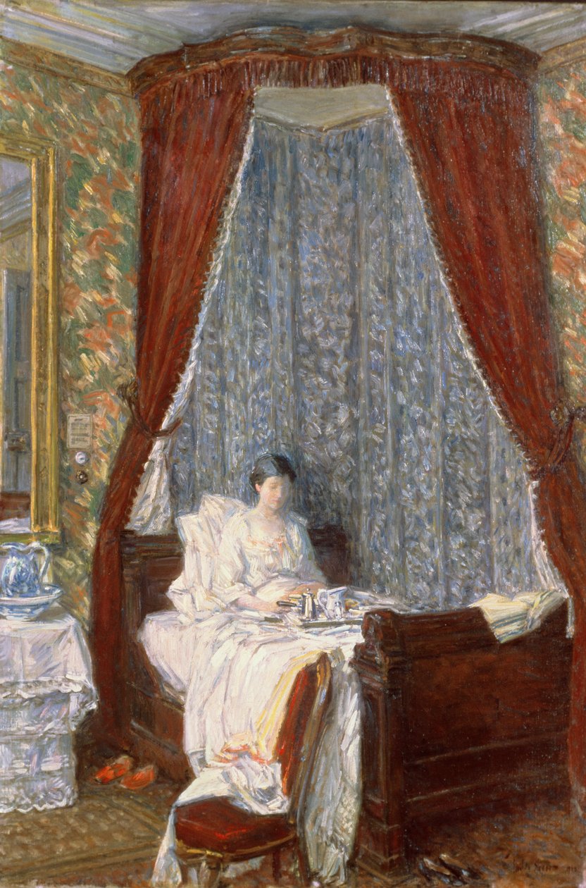 La colazione francese da Childe Frederick Hassam