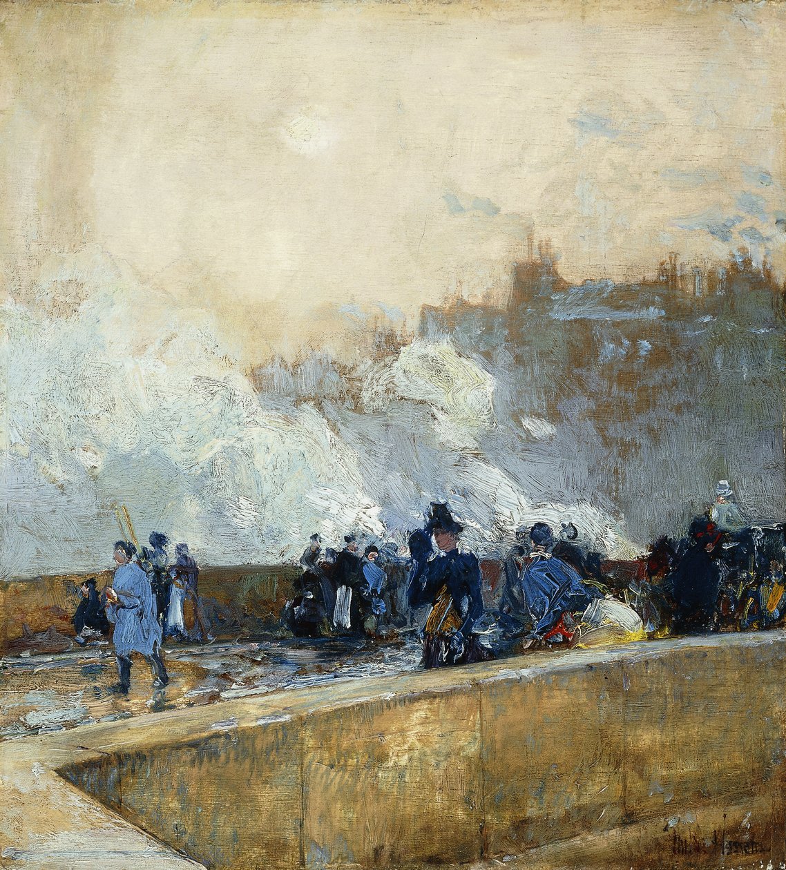 Giornata Ventosa, Parigi da Childe Frederick Hassam