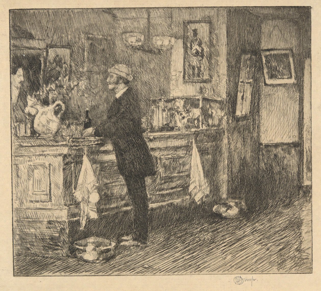 Un bar del New England da Childe Hassam