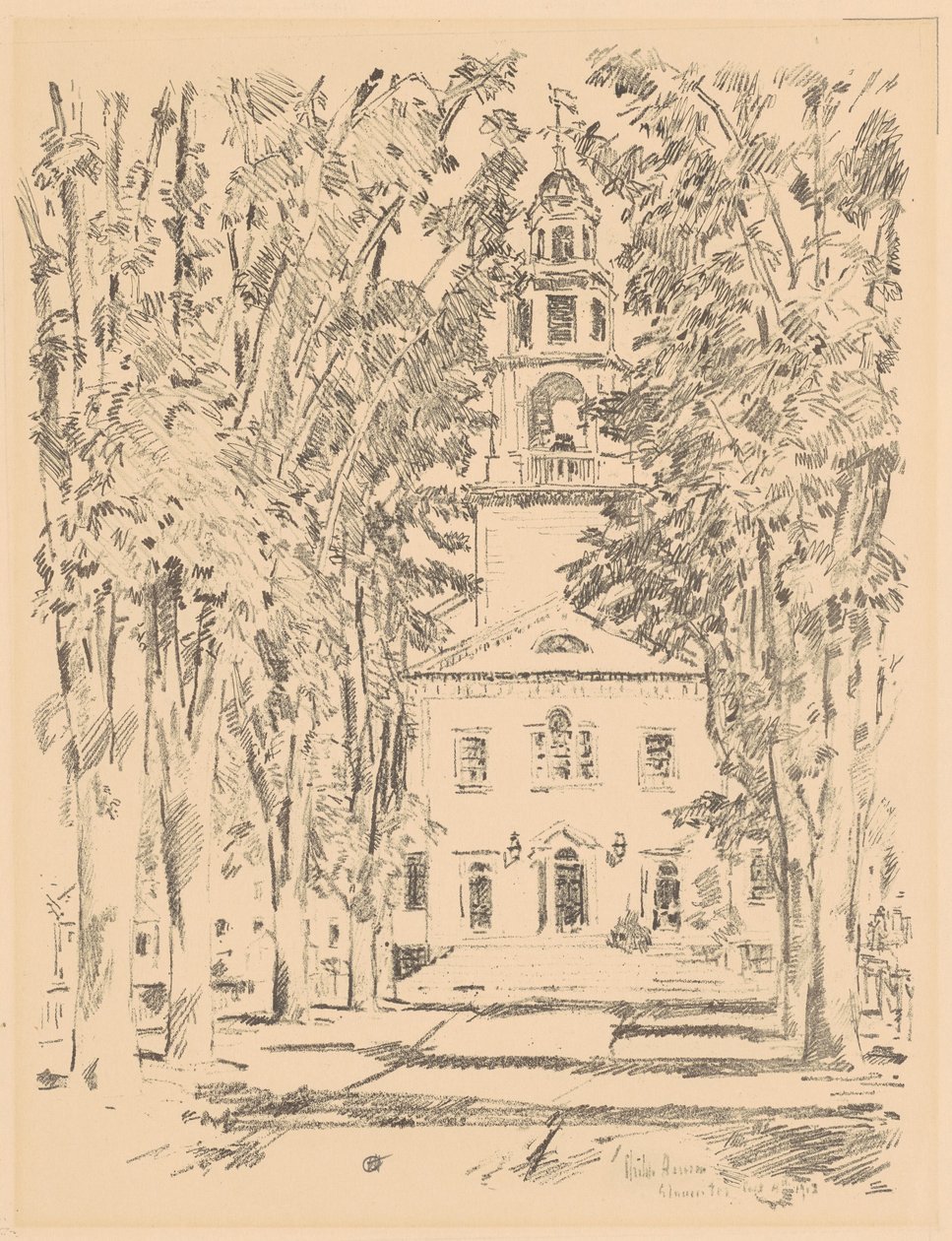 Chiesa Coloniale, Gloucester da Childe Hassam