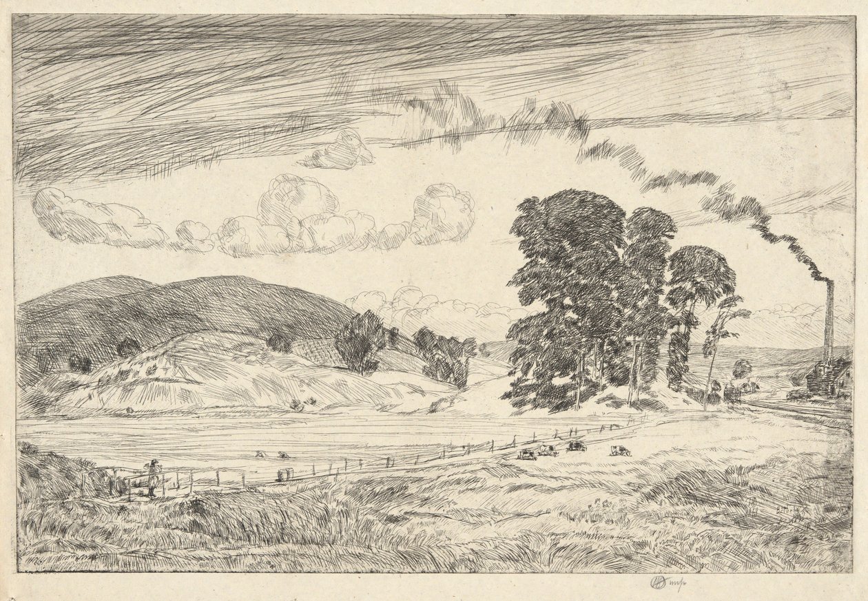 Colline di Danbury, 1920 da Childe Hassam