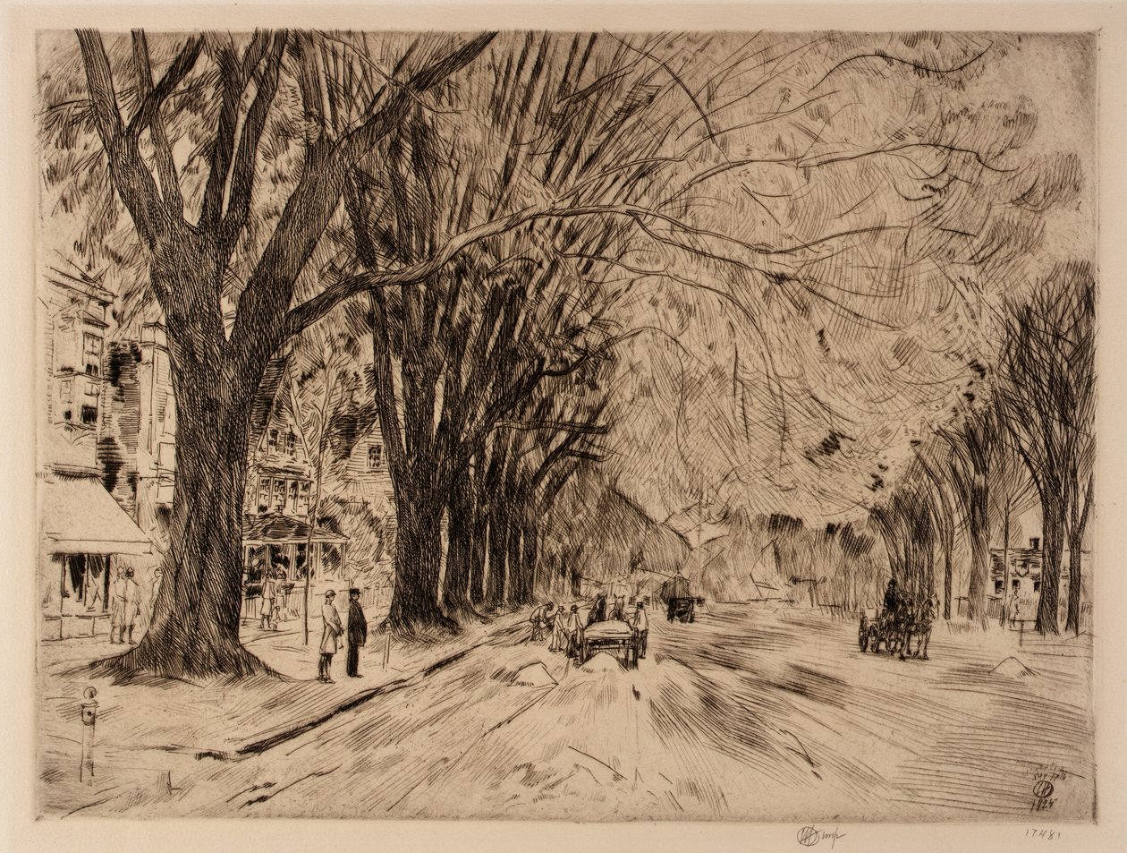 Elmi di Easthampton a maggio da Childe Hassam