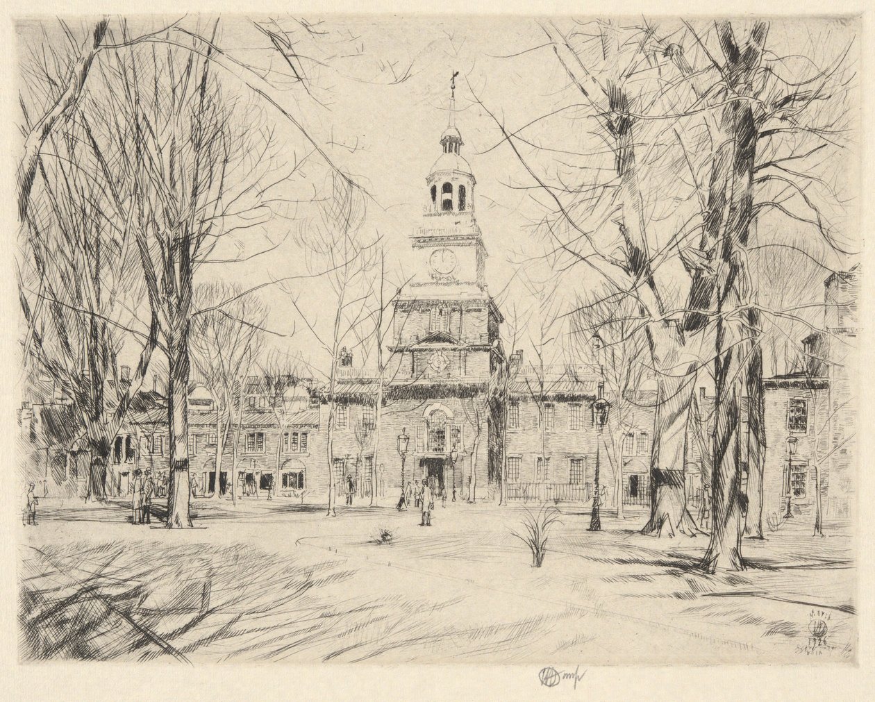 Independence Hall, Philadelphia, 1926 da Childe Hassam