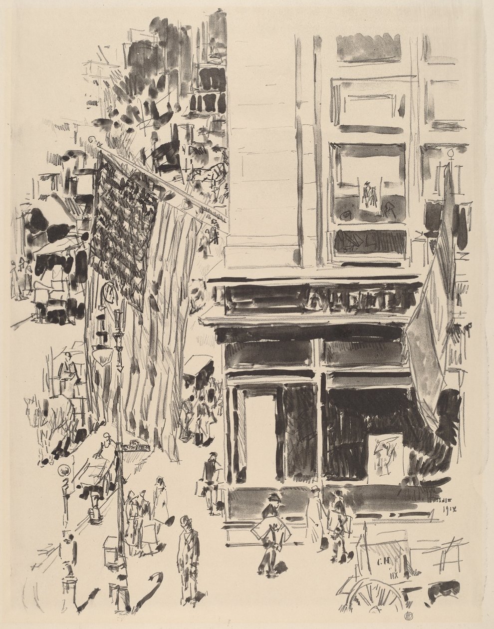 Lafayette Street da Childe Hassam