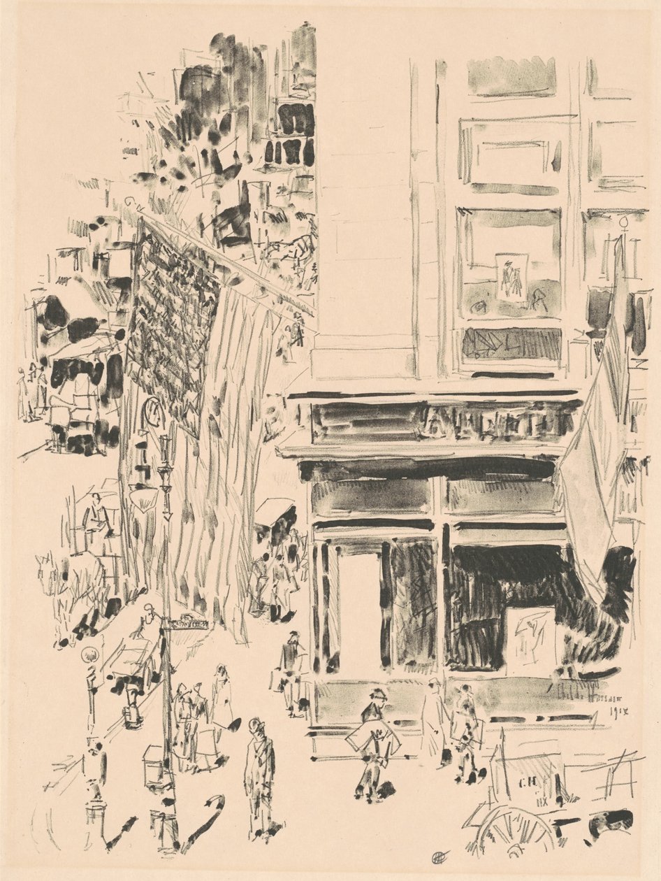 Lafayette Street da Childe Hassam