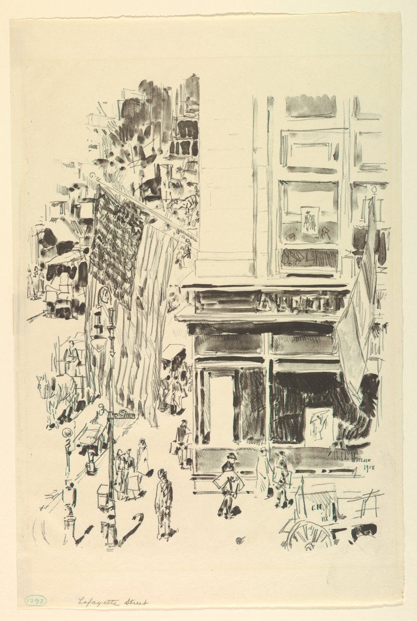 Via Lafayette da Childe Hassam