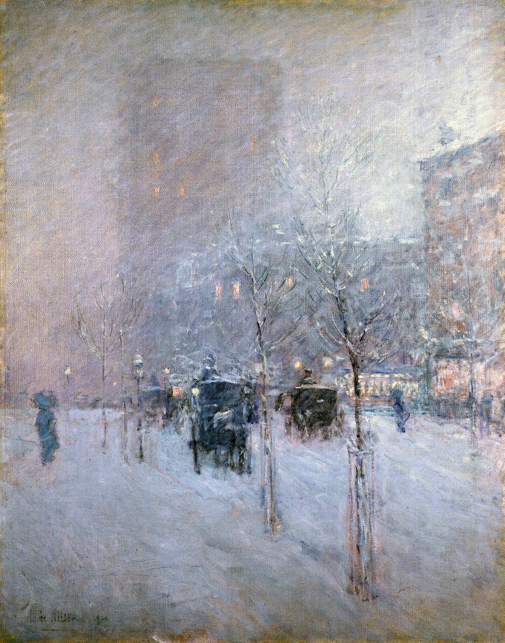 Tardo pomeriggio, New York, inverno da Childe Hassam