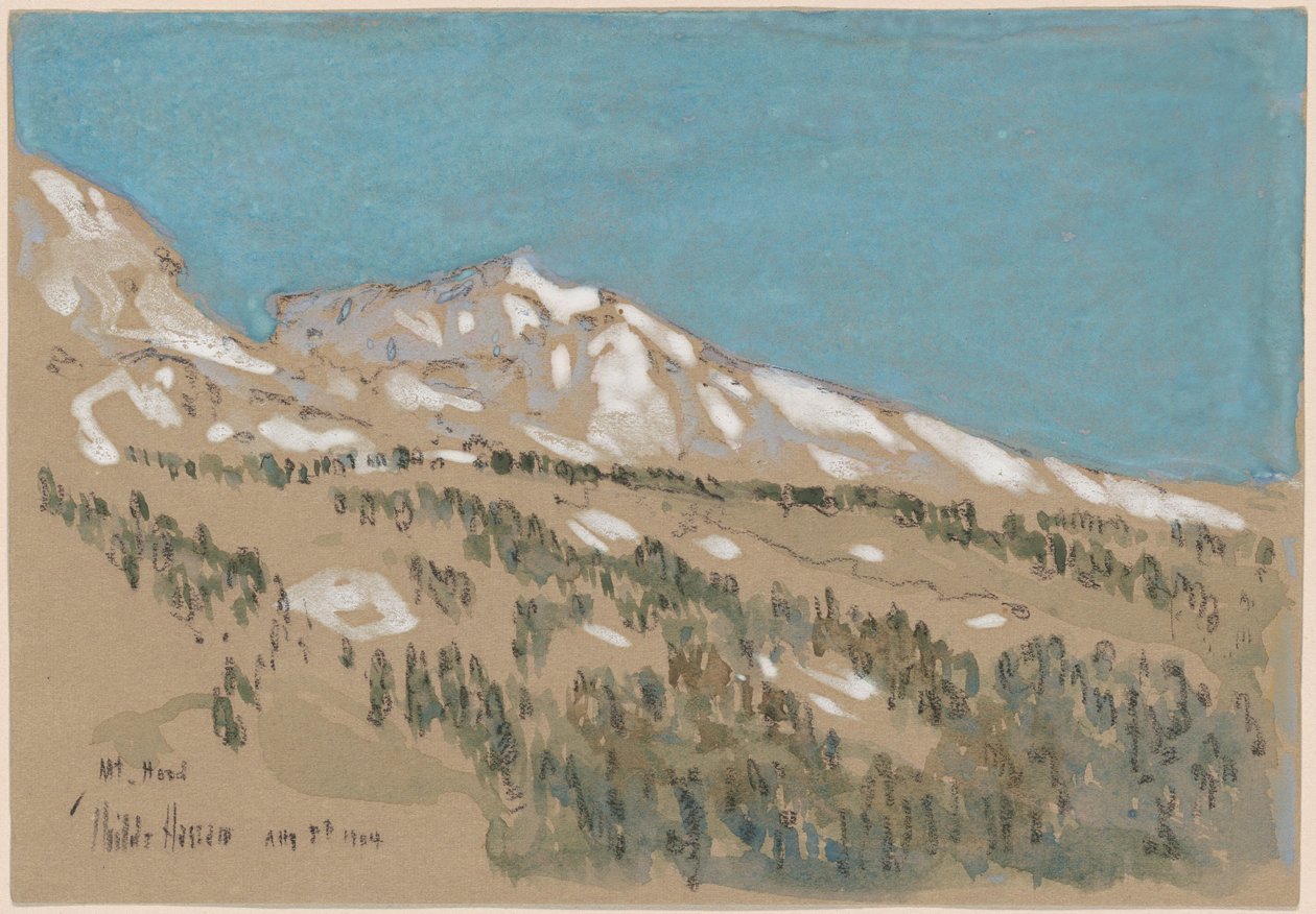 Monte Hood, Oregon da Childe Hassam