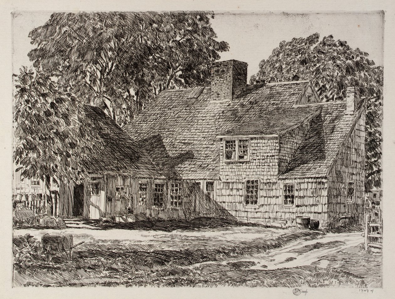 Vecchia casa Dominy da Childe Hassam