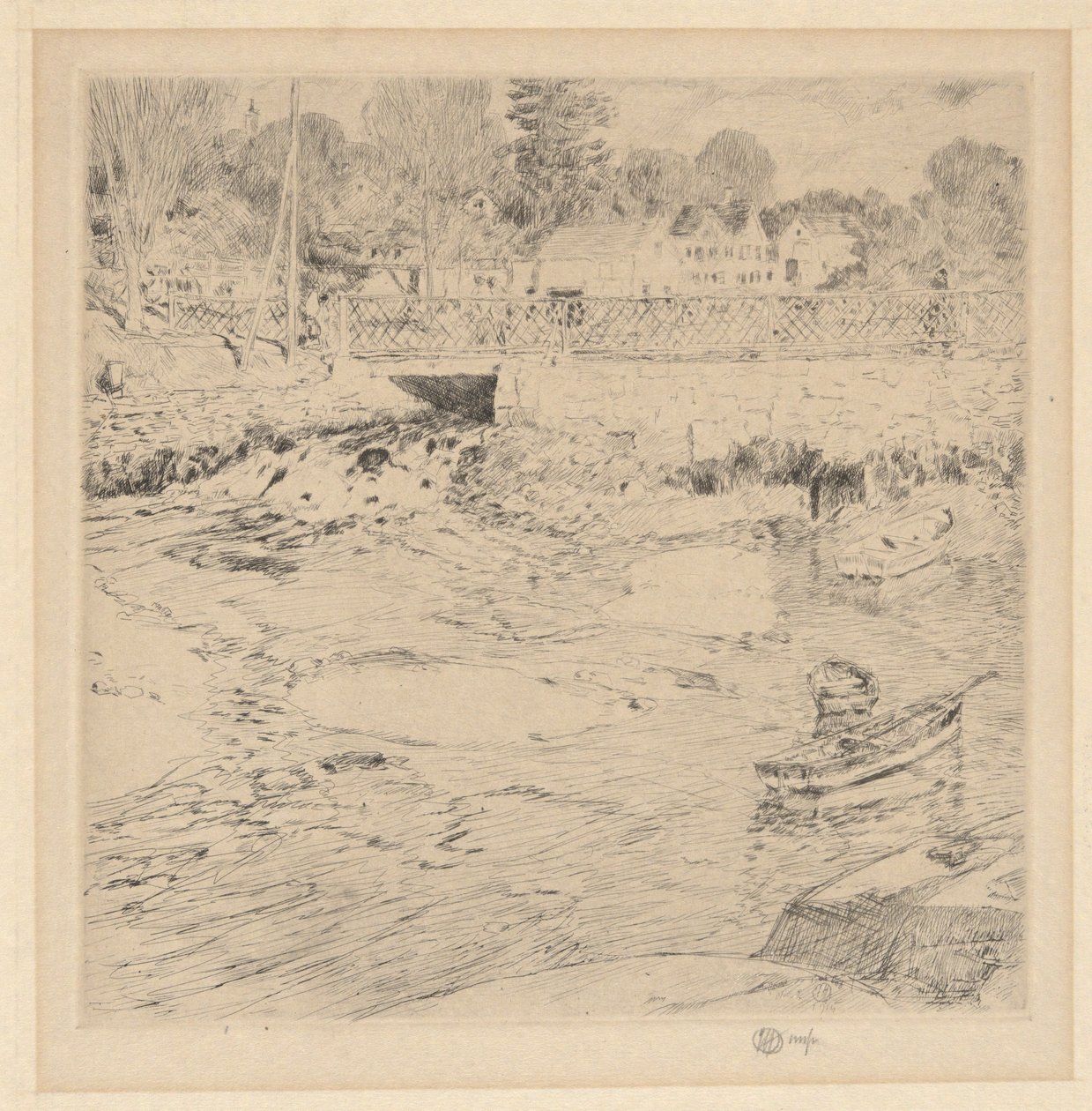 Vecchio pizzo da Childe Hassam