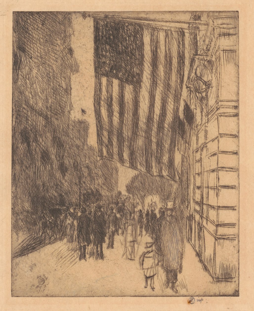 La bandiera da Childe Hassam