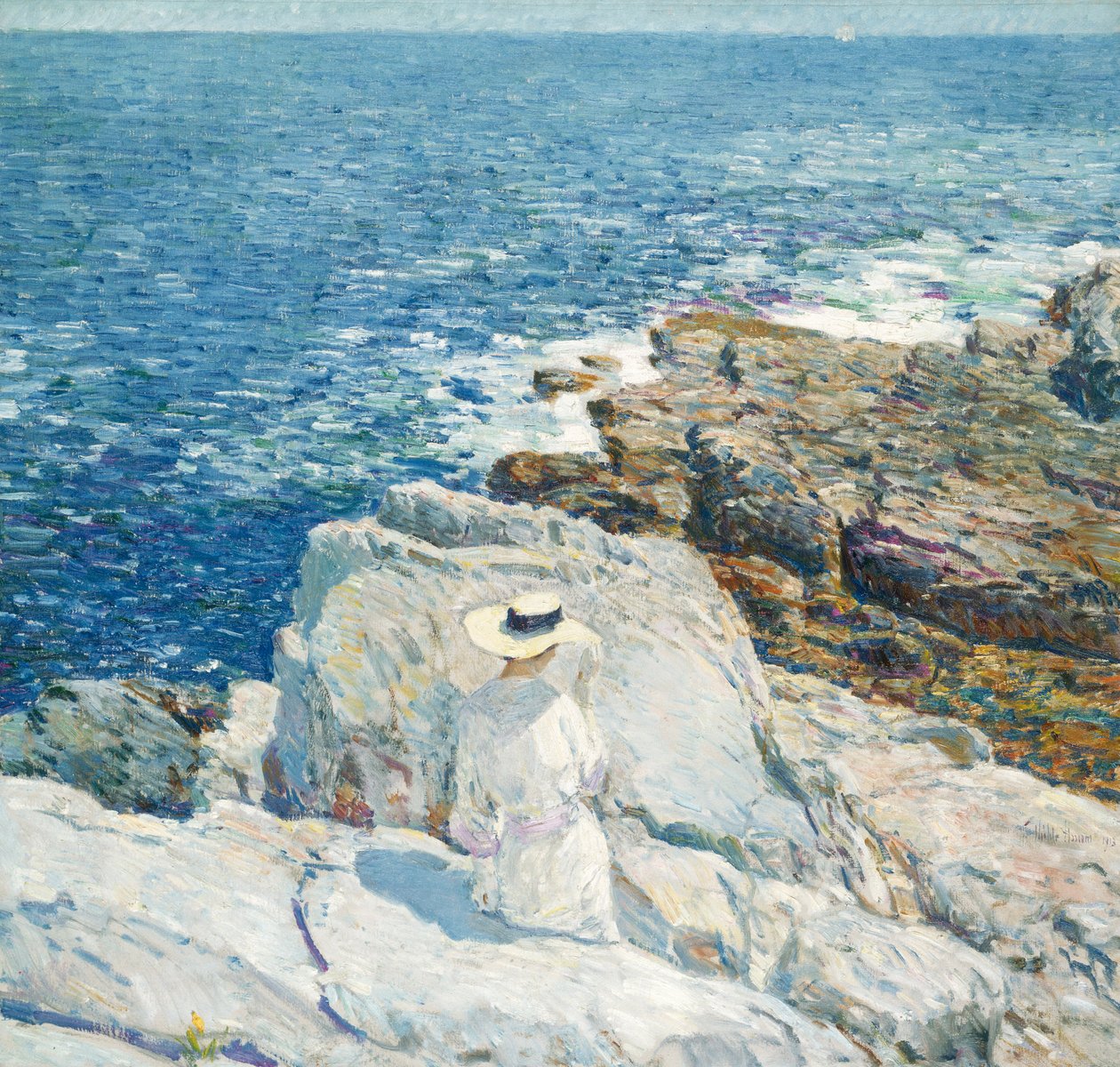 Le scogliere del sud, Appledore, 1913 da Childe Hassam