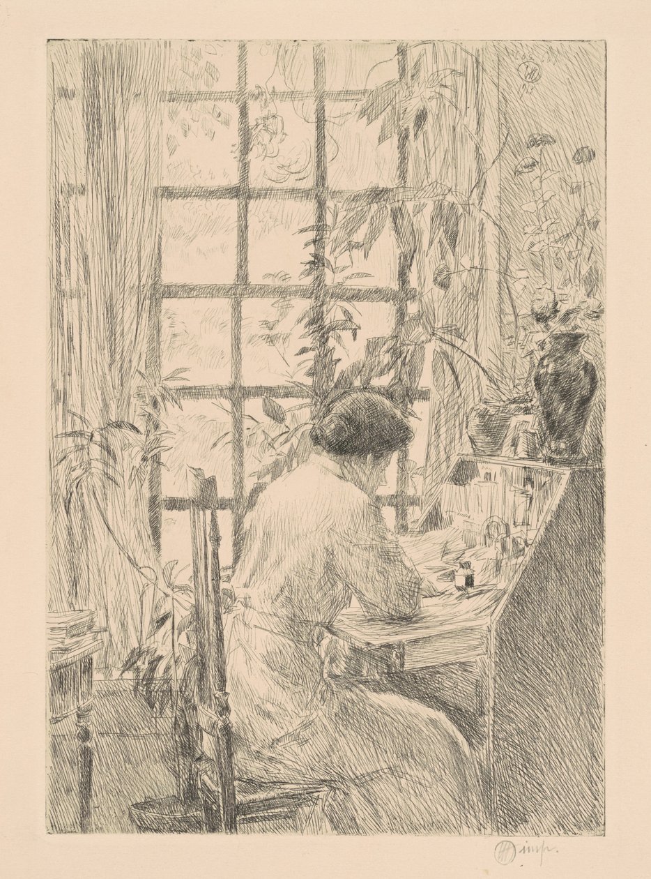 La scrivania da Childe Hassam