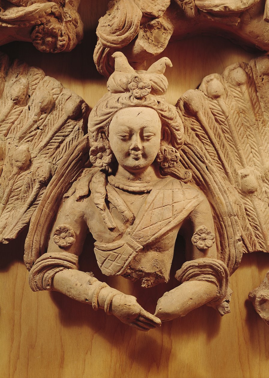 Buddha Sakyamuni, da Tumshuq (Xinjiang) VI-VII secolo da Chinese School