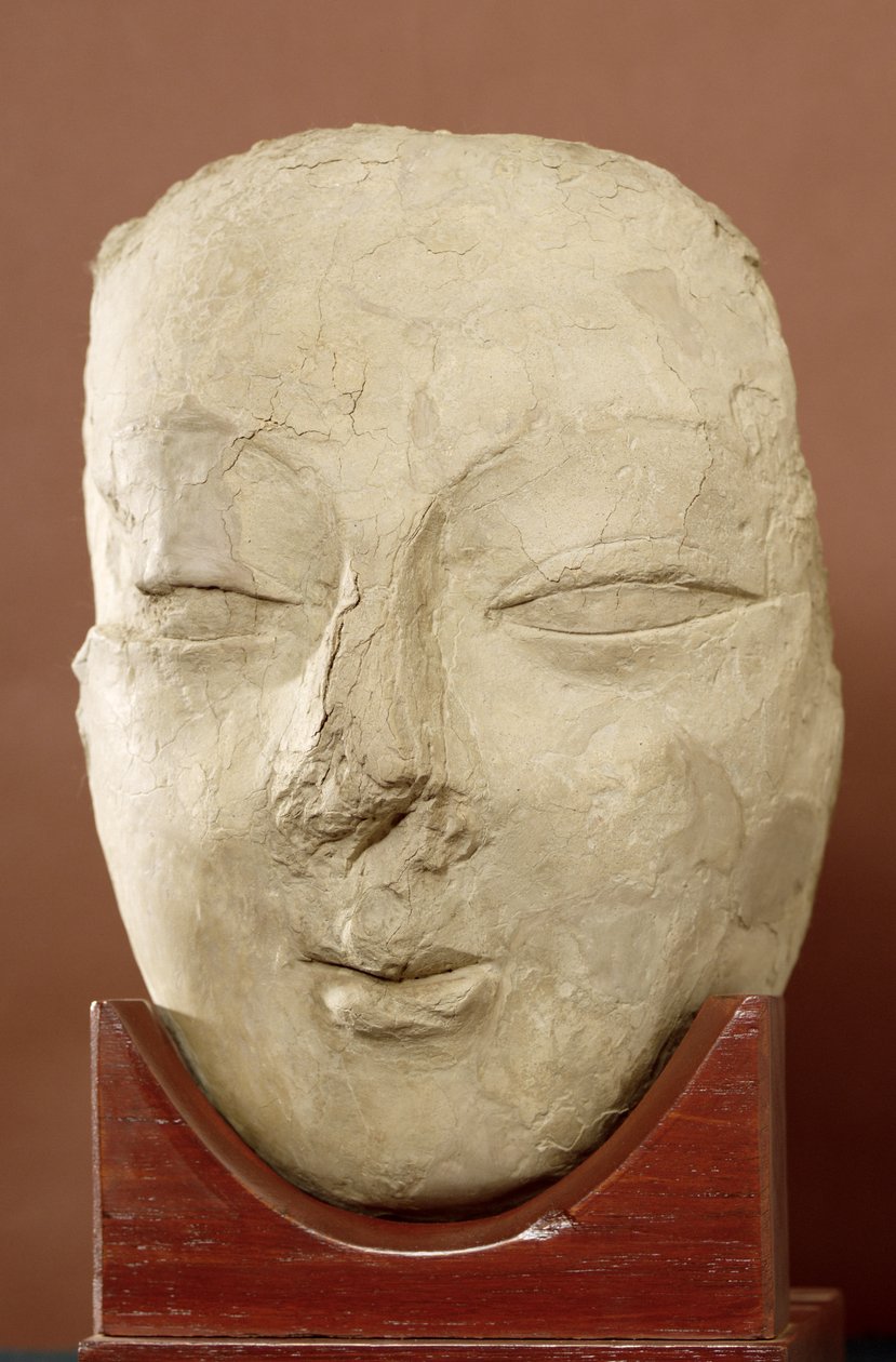 Testa di Buddha, Khotan, IV-V secolo da Chinese School