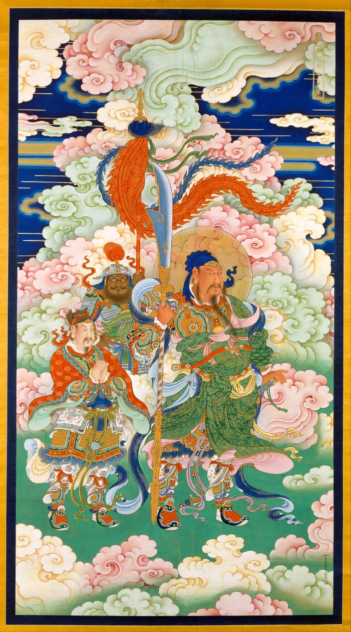 Imperatore Guan, Rotolo Appeso, c.1700 da Chinese School