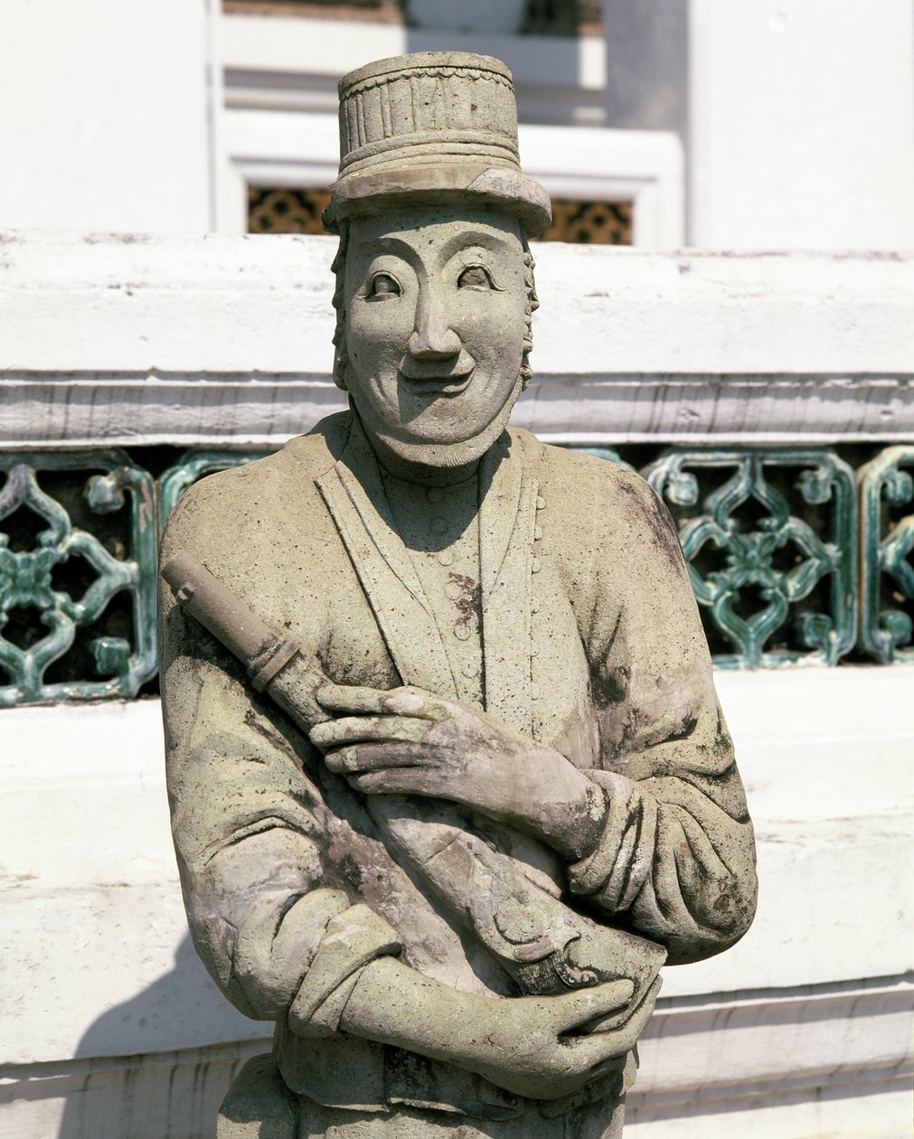 Statua di un soldato europeo da Chinese School