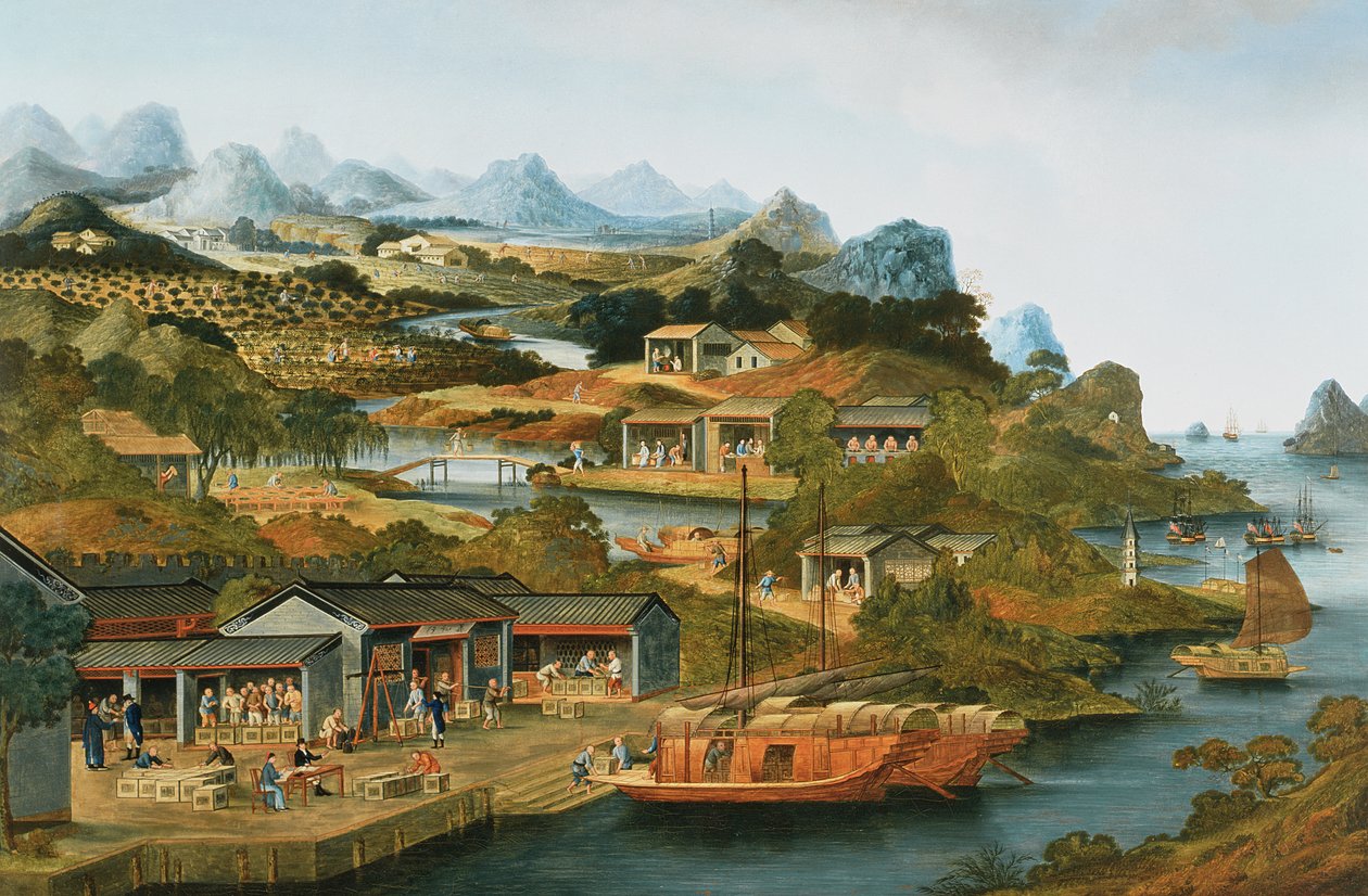 Il commercio del tè in Cina da Chinese School