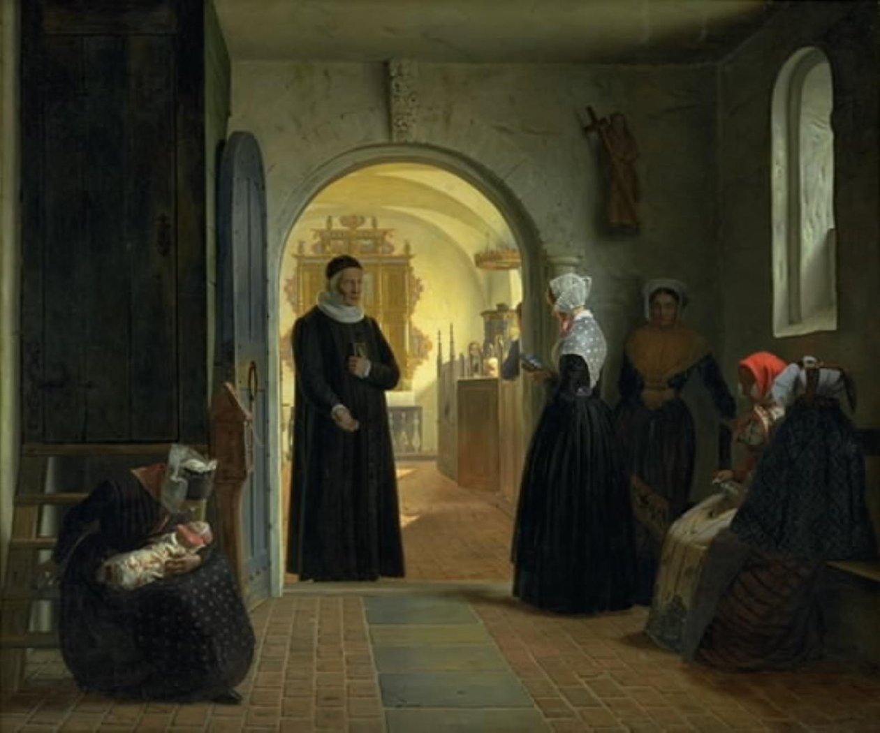 La solenne chiesa di una donna dopo il parto da Christen Dalsgaard
