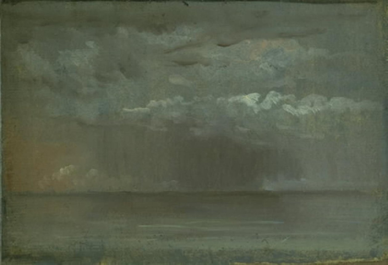 Studio di nuvole sul mare da Christen Købke