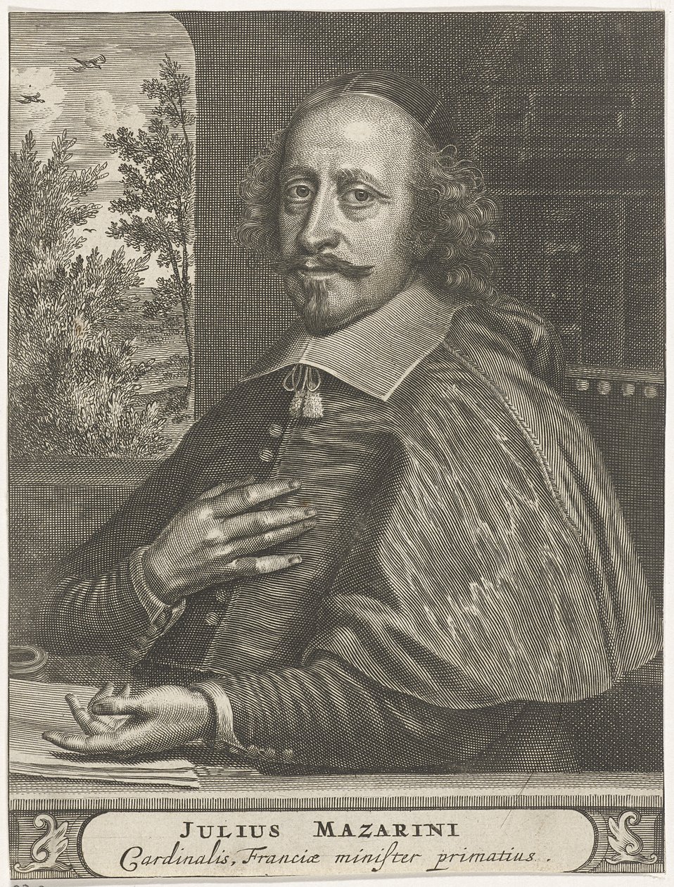 Ritratto del Cardinale Mazzarino da Christiaan Hagen