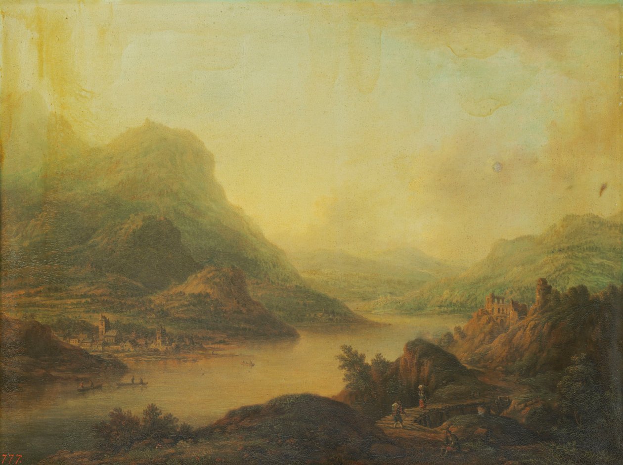Paesaggio fluviale da Christian Georg Schutz