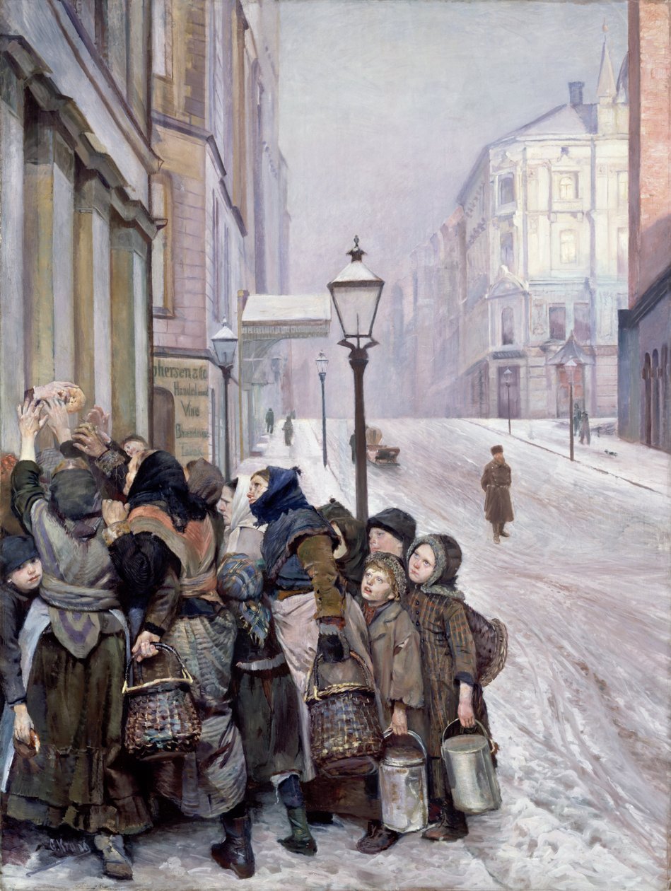 Lotta per la sopravvivenza da Christian Krohg