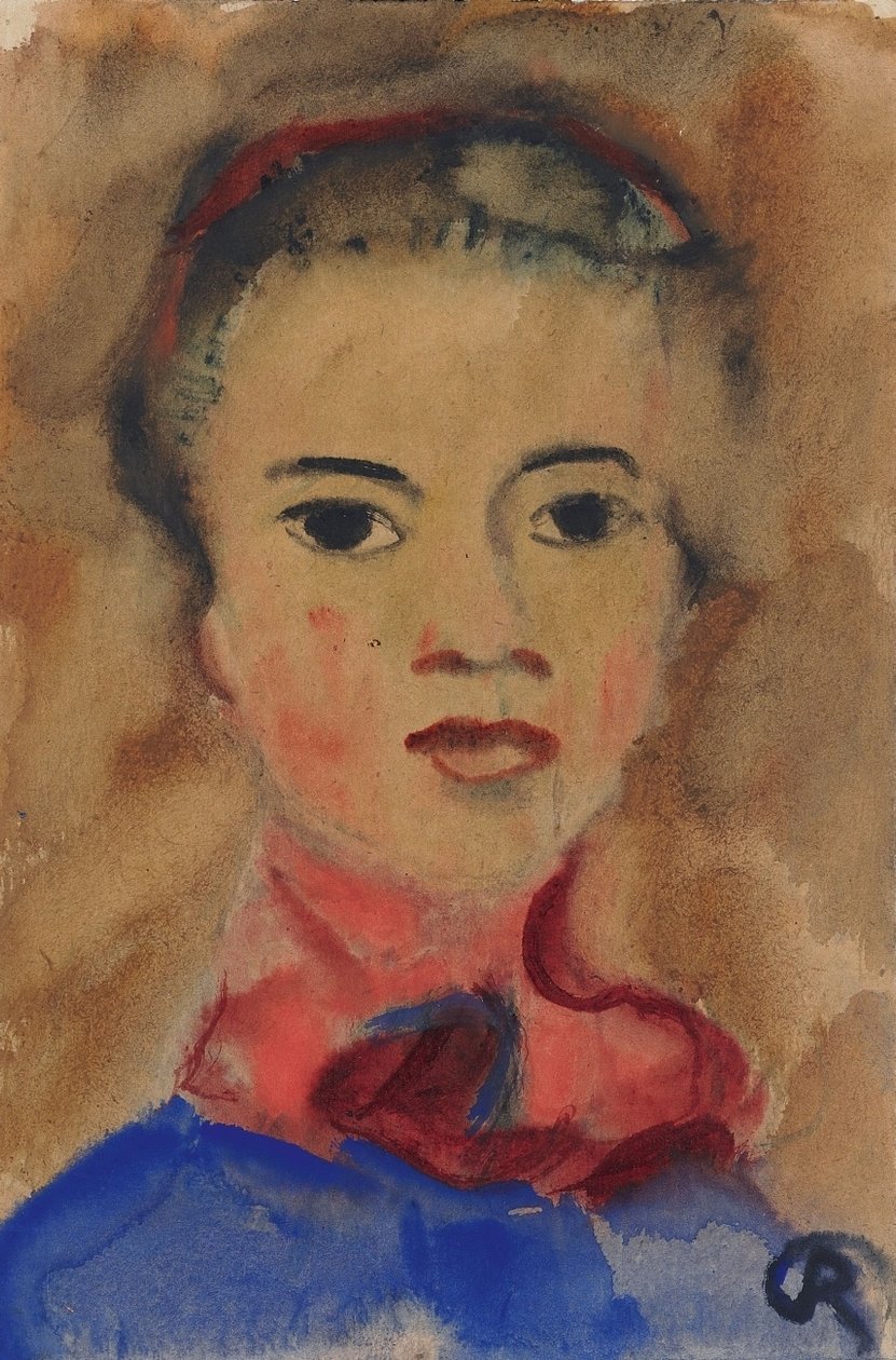 Testa di ragazza da Christian Rohlfs