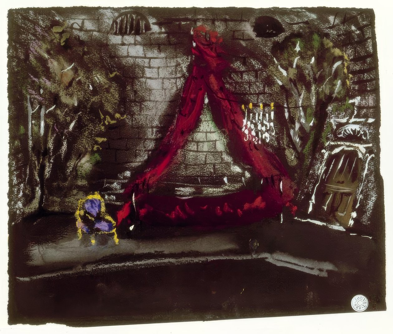 Bozzetto scenografico da Christian Bérard