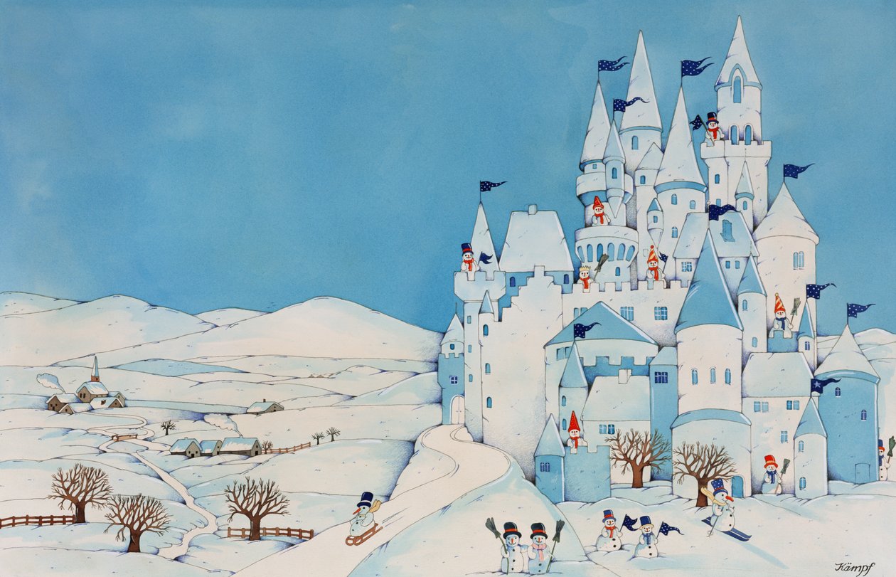 Castello di neve, 1997 da Christian Kaempf