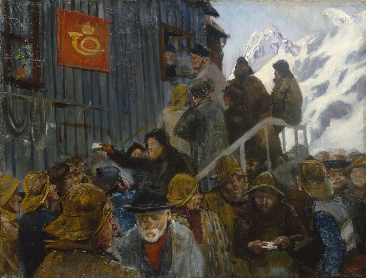 Arrivo della posta da Christian Krohg