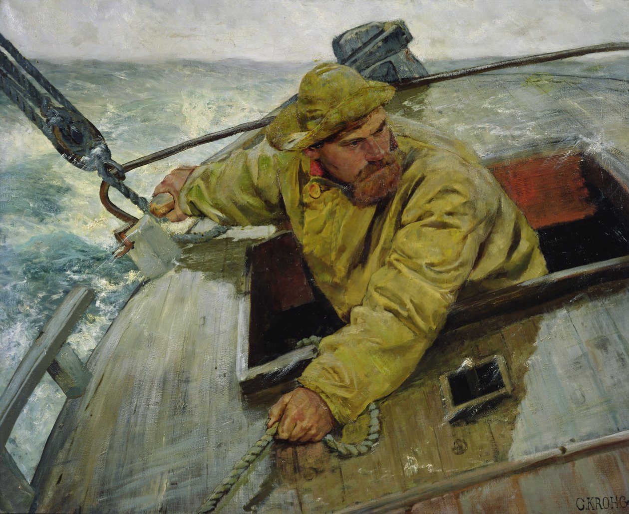 Virata stretta da Christian Krohg