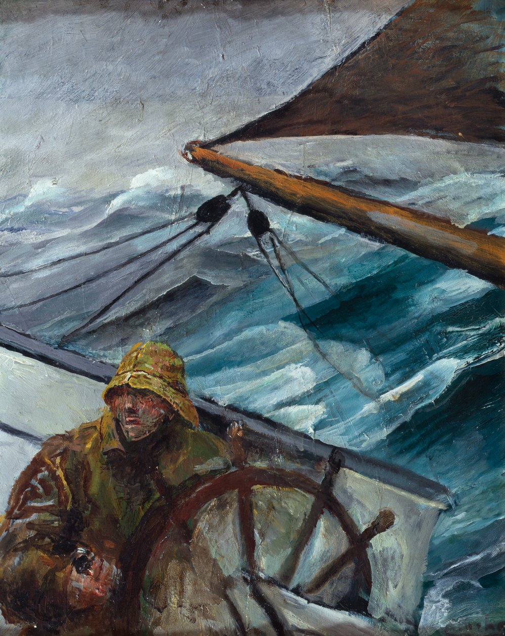 Compagno al timone da Christian Krohg