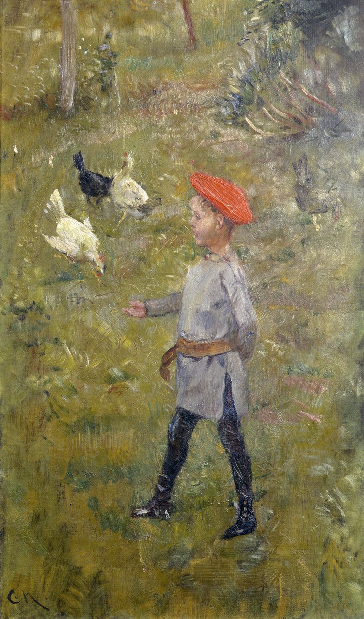 Per con le galline, Hvitsten da Christian Krohg