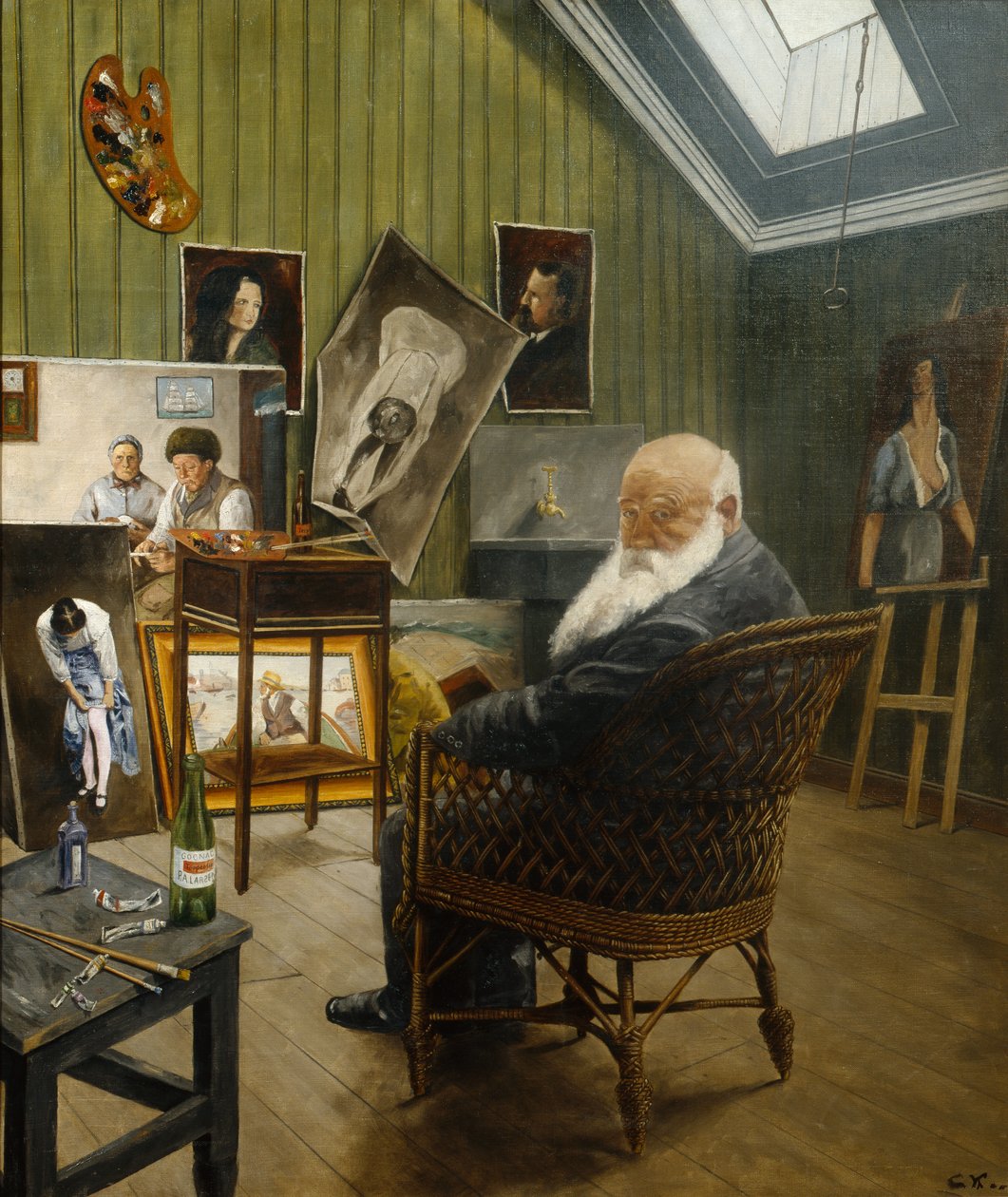 Autoritratto da Christian Krohg