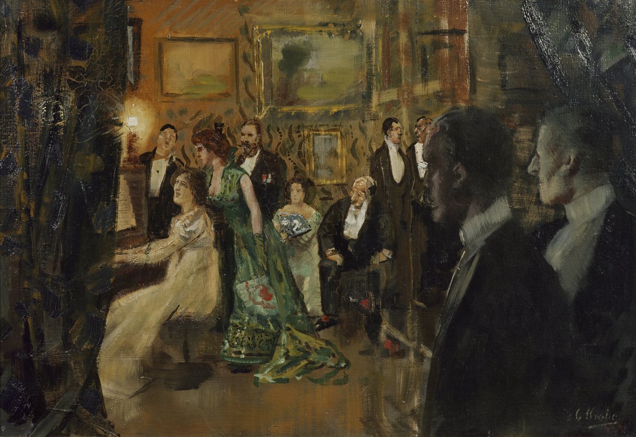 Soirée da Christian Krohg